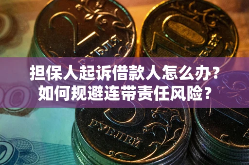 武汉担保人起诉借款人怎么办？如何规避连带责任风险？