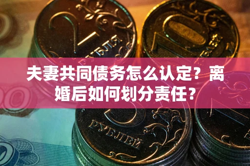 武汉夫妻共同债务怎么认定？离婚后如何划分责任？