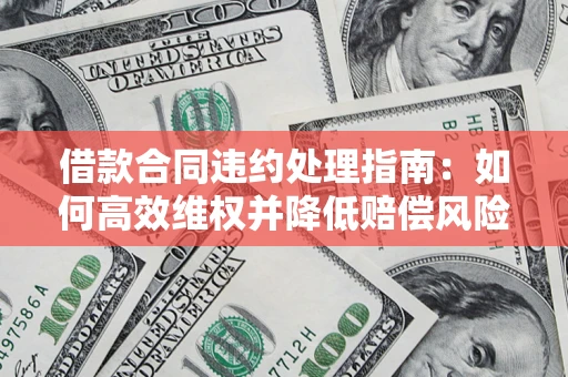 武汉借款合同违约处理指南：如何高效维权并降低赔偿风险？